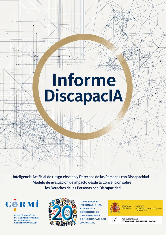 Portada original del Informe DiscapacIA